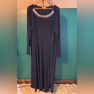 Haani Blue Dolman Sleeve Gown for Mother of the Bride